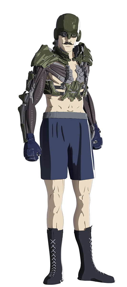 マルコム・イーデン（大塚 芳忠）　Netflixオリジナルアニメ「Levius」(c)中田春彌／集英社　ポリゴン・ピクチュアズ