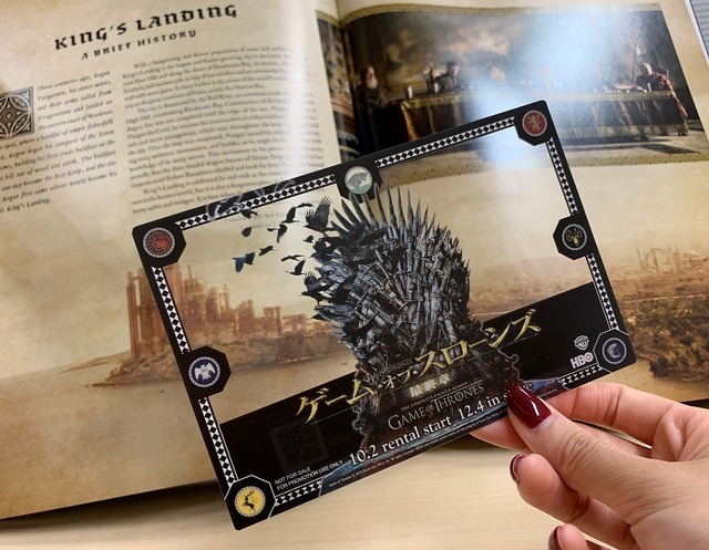 日本オリジナル ゲーム・オブ・スローンズ クリアカード「ゲーム・オブ・スローンズ 最終章」Game of Thrones （C） 2019 Home Box Office, Inc. All rights reserved.HBO（C） and related service marks are the property of HomeBox Office, Inc.Distributed by Warner Bros. Entertainment Inc.