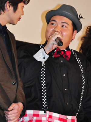 『アフロ田中』公開初日舞台挨拶にて