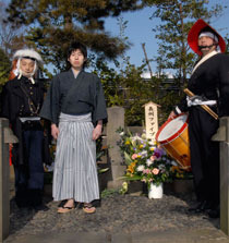 行動に移す勇気を『長州ファイブ』三浦アキフミ、ヒット祈願イベント　サブ1