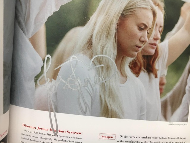 東京ジェムストーン賞のジョセフィン・フリーダさんにサインもらいました