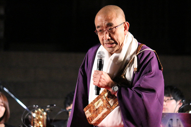 華厳宗管長・東大寺別当の狹川普文氏／『スター・ウォーズ／スカイウォーカーの夜明け』奈良・東大寺スター・ウォーズ音楽奉納イベント