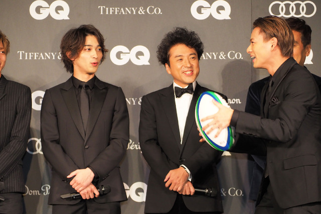 横浜流星＆ムロツヨシ＆平野紫耀／「GQ MEN OF THE YEAR 2019」授賞式