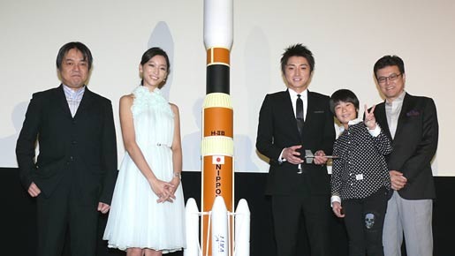 『おかえり、はやぶさ』初日舞台挨拶にて