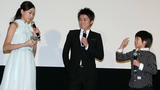 『おかえり、はやぶさ』初日舞台挨拶にて