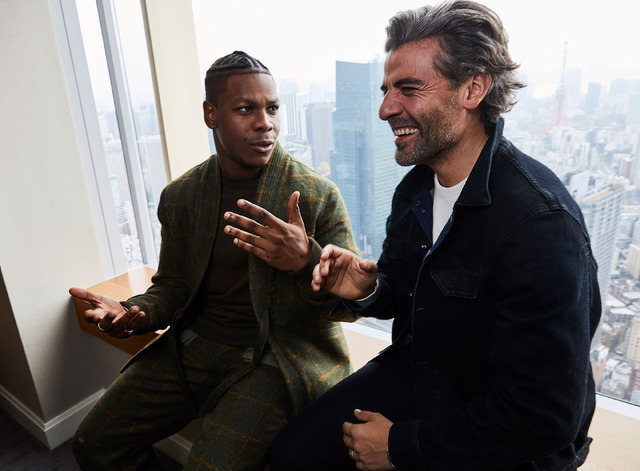 ジョン・ボイエガ＆オスカー・アイザック『スター・ウォーズ／スカイウォーカーの夜明け』／photo：You Ishii