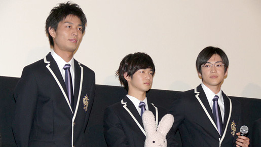 映画『桜蘭高校ホスト部』公開初日舞台挨拶にて