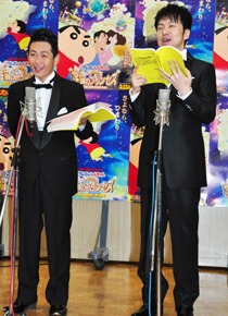 『クレヨンしんちゃん 嵐を呼ぶ！オラと宇宙のプリンセス』アフレコ収録にて