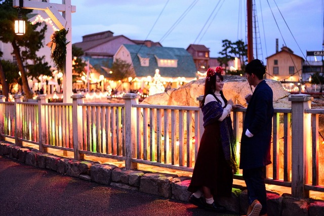 ロマンティック過多！夜景さんぽでXmasのシーを満喫(C) Disney