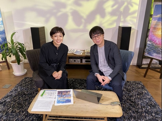 『天気の子』新海誠監督×有働由美子　(C)2019「天気の子」製作委員会