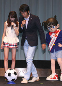 『名探偵コナン　11人目のストライカー』完成披露試写会にて