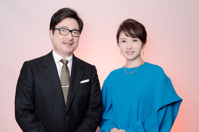 ジョン・カビラ&高島彩/photo:Jumpei Yamada