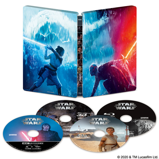 『スター・ウォーズ／スカイウォーカーの夜明け』4K UHD MovieNEX スチールブック（数量限定）（C） 2020& TM Lucasfilm Ltd.
