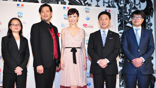 カンヌ映画祭「ムービープラス」 合同記者発表会