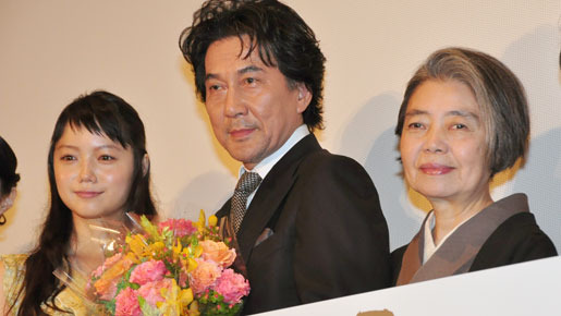 『わが母の記』初日舞台挨拶