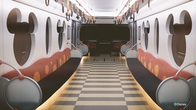 導入予定の新型車両「リゾートライナー(Type C)」(C) Disney