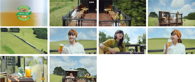 新CM「New Green篇」「GREEN JUKEBOX 旅篇」