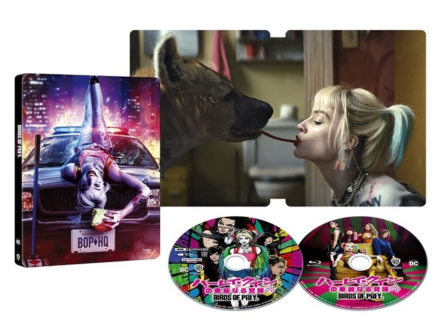 スチールブック仕様 4K ULTRA HD ブルーレイセット展開BIRDS OF PREY TM & （c） DC. Birds of Prey and the Fantabulous Emancipation of One Harley Quinn（c） 2020 Warner Bros. Entertainment Inc. All rights reserved.