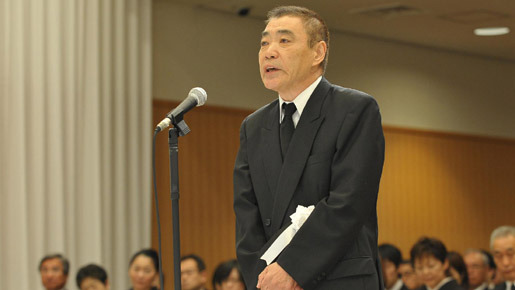 新藤兼人監督、通夜・告別式（柄本明）