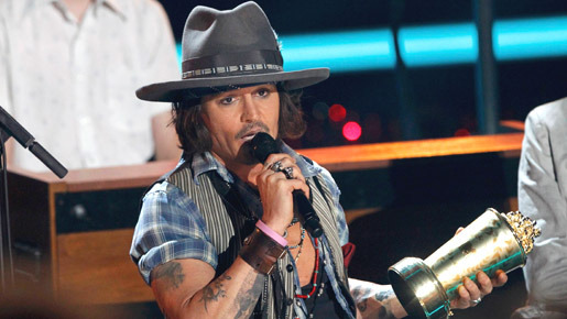 「MTVムービー・アワード2012」に出席したジョニー・デップ -(C) ロイター／アフロ