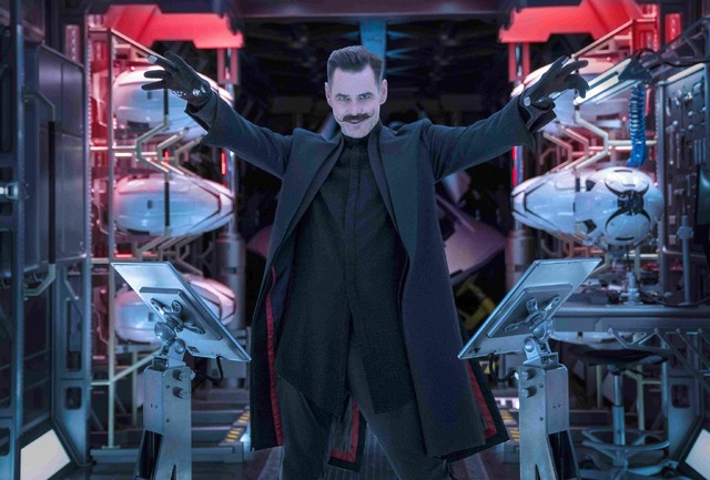 『ソニック・ザ・ムービー』ジム・キャリー　(C) 2020 PARAMOUNT PICTURES AND SEGA OF AMERICA, INC. ALL RIGHTS RESERVED.