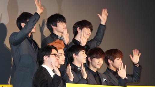 『Beyond the ONEDAY Story of 2PM & 2AM』来日舞台挨拶＠完成披露プレミア試写会