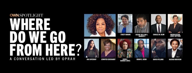 「緊急討論 人種差別社会の行方」　Photo credit：Courtesy of OWN：Oprah Winfrey Network