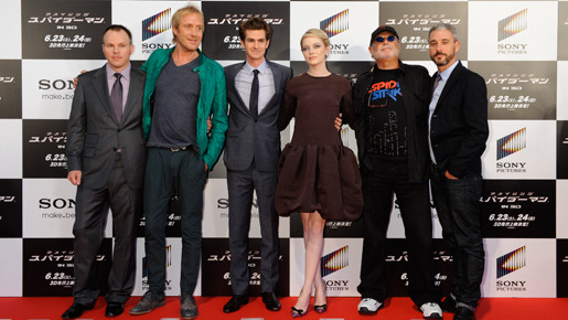 『アメイジング・スパイダーマン』ワールド・プレミアにて