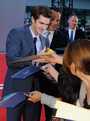 『アメイジング・スパイダーマン』ワールド・プレミアにて