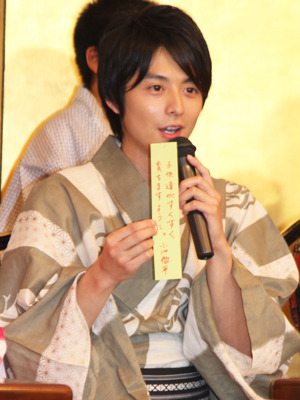 TBSドラマ「浪花少年探偵団」製作発表会見＆ヒット祈願七夕写真撮影会