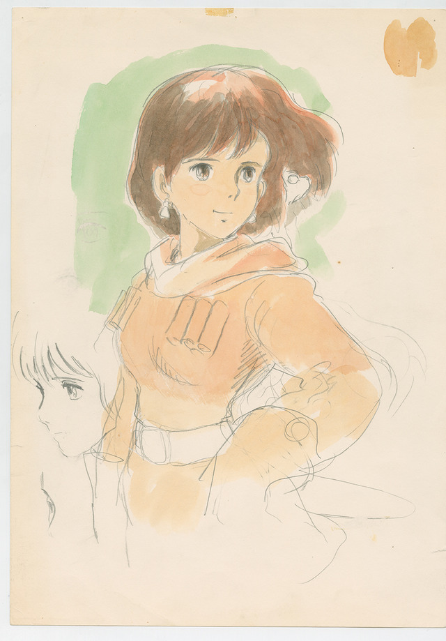 『宮崎駿展』イメージ画『風の谷のナウシカ』(1984)イメージボード 宮崎駿（C） 1984 Studio Ghibli・H