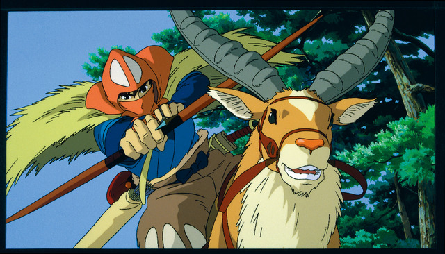 『宮崎駿展』イメージ画『もののけ姫』(1997)スチール写真 宮崎駿（C）1997 Studio Ghibli・ND