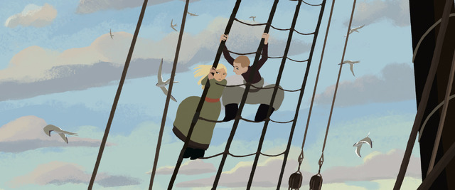 『ロング・ウェイ・ノース 地球のてっぺん』（C）2015 SACREBLEU PRODUCTIONS / MAYBE MOVIES / 2 MINUTES / FRANCE 3 CINEMA / NORLUM