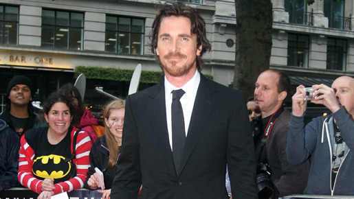 『ダークナイト ライジング』ロンドン・プレミアに出席したクリスチャン・ベイル -(C) Press Association／AFLO