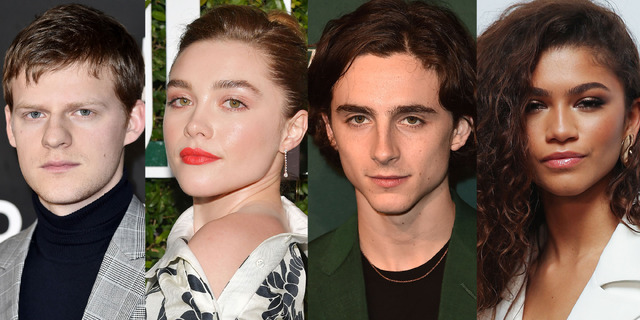 ルーカス・ヘッジズ＆フローレンス・ピュー＆ティモシー・シャラメ＆ゼンデイヤ (C) Getty Images