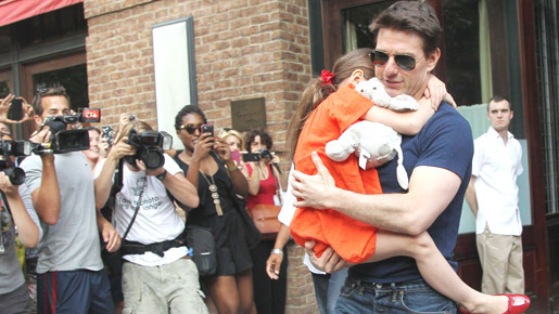 離婚後初めて、娘スリ・クルーズと再開したトム・クルーズ -(C) Splash／AFLO