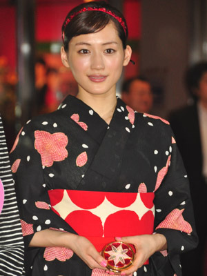 『映画 ひみつのアッコちゃん』完成披露試写会（綾瀬はるか＆岡田将生）