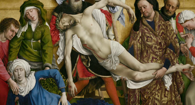 ウェイデン十字架降架『プラド美術館　驚異のコレクション』（C）2019 - 3D Produzioni and Nexo Digital - All rights reserved