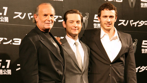 世界最速公開決定！『スパイダーマン3』トビー・マグワイア、ジェームズ・フランコ来日記者会見　メイン