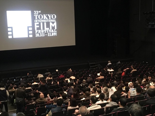 上映会場。80年以上も前の作品がこれだけの人に観てもらえるのは至福のひととき