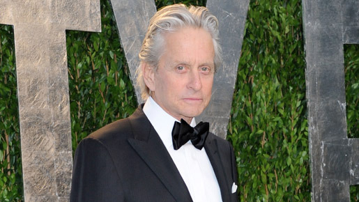 サンセット・タワー・ホテルで行われた「the 2012 Vanity Fair Oscar Party」に出席したマイケル・ダグラス -(C) Visual Press Agency/AFLO