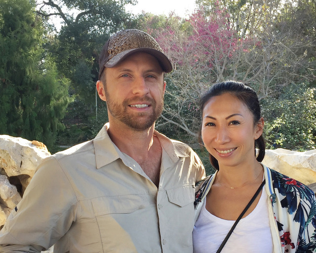 いつも私の仕事を支えてくれているアーティストの主人です。カルフォルニアは山も海もあるので、頻繁にハイキングやキャンプに行きます。