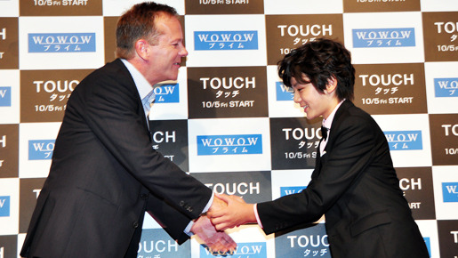 海外TVドラマ「TOUCH／タッチ」キーファー・サザーランド来日会見