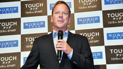 海外TVドラマ「TOUCH／タッチ」キーファー・サザーランド来日会見