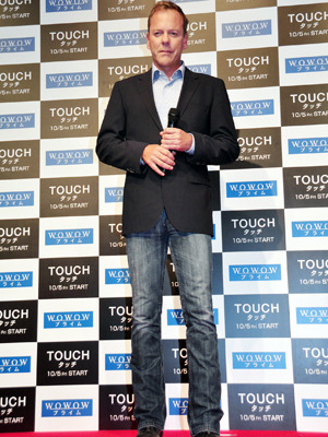 海外TVドラマ「TOUCH／タッチ」キーファー・サザーランド来日会見