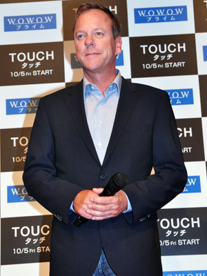 海外TVドラマ「TOUCH／タッチ」キーファー・サザーランド来日会見