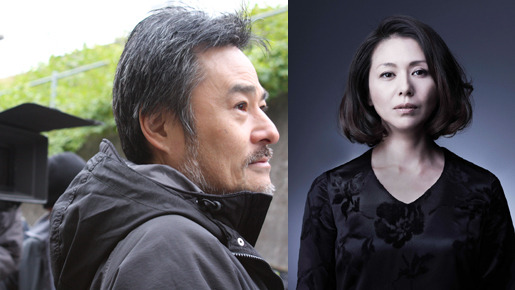 『贖罪』（左）黒沢清監督（右）主演・小泉今日子