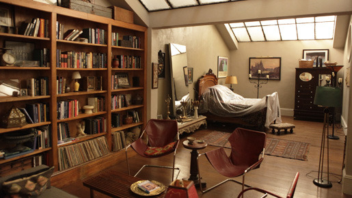 「ホワイトカラー」現場レポート　ニールの部屋 -(C) PATRICK HARBRON