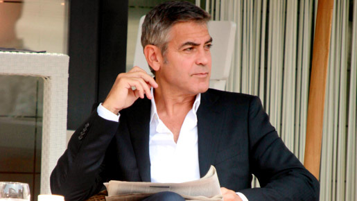 イタリア・ミラノでのジョージ・クルーニー -(C) Splash／AFLO