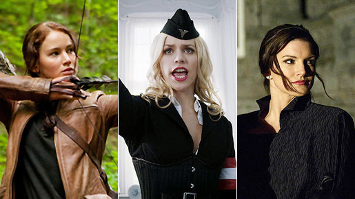 『ハンガー・ゲーム』ジェニファー・ローレンス -(C) 2012 LIONS GATE FILMS INC. ALL RIGHTS RESERVED.／『アイアン・スカイ』ユリア・ディーツェ -(C) 2012 Blind Spot Pictures, 27 Film Productions, New Holland Pictures／『エージェント・マロリー』ジーナ・カラーノ -(C) 2011 Five Continents Imports, LLC. All rights reserved